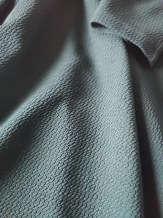 Vestido verde con vuelo