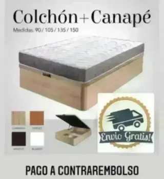 Canapé cama madera