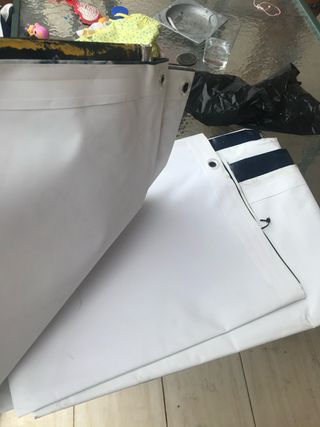 Lona 3x5 impermeable con ojales , muy resistentes