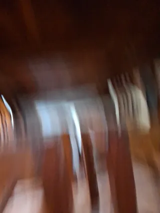 Mesa de comedor de madera especial