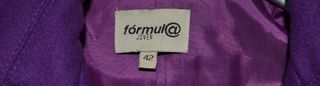 Abrigo morado Formula Joven