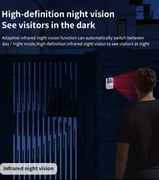 Videoportero WiFi con Visión Nocturna