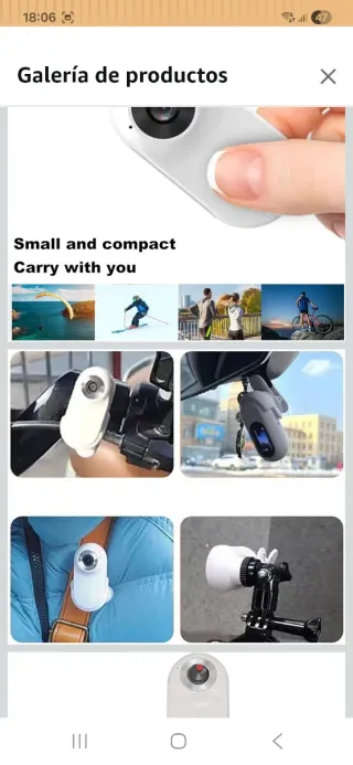 Mini cámara grabadora de video nuevo