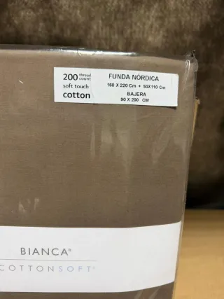 Juego Funda Nórdica Cama 90 con Bajera NUEVA