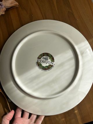Plato decorativo Gien