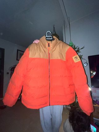 Abrigo Timberland Naranja y Marrón