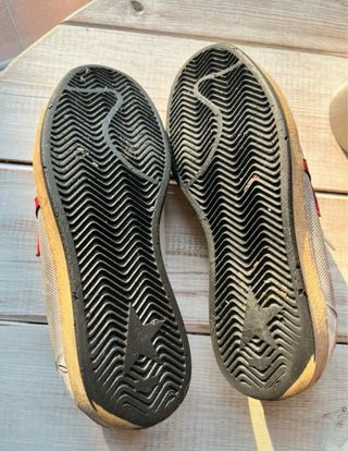 Golden Goose Sneakers Beige/Rojo