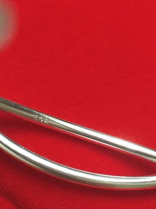 Aros de plata grandes