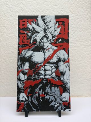 Lámina Goku 3D