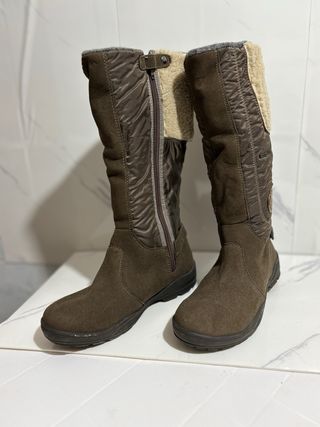 Stivali al ginocchio marroni invernali