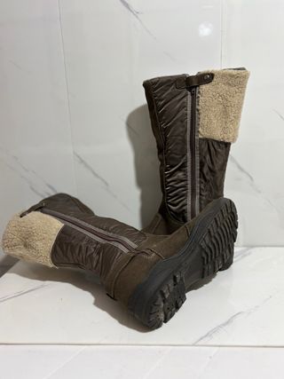 Stivali al ginocchio marroni invernali