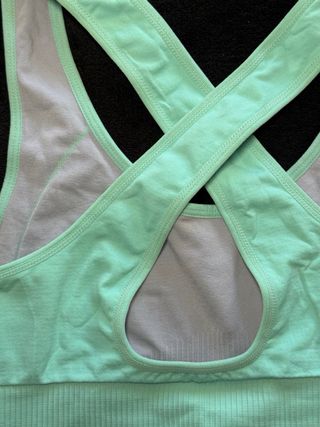 Top deportivo Dash and Stars reversible gris/menta