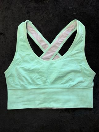 Top deportivo Dash and Stars reversible gris/menta