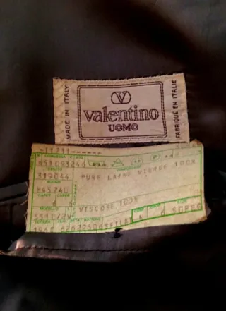 Giacca Uomo grisaglia lana  Valentino Garavani