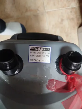 Filtro externo acuario y accesorios