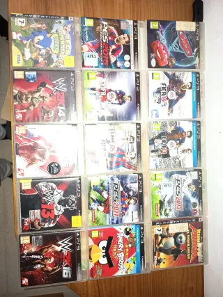 Lote Juegos PS3: WWE, FIFA, PES, Angry Birds