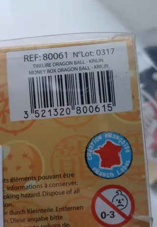 Figuras Dragon Ball - Hucha Krilin y Goku