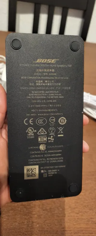 Altavoces Bose Surround Blancos