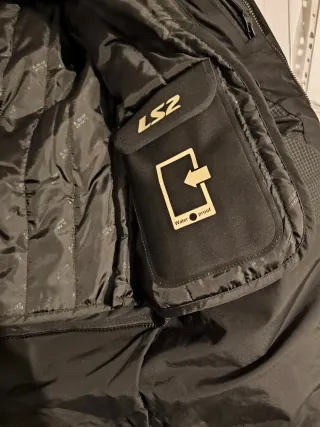 Chaqueta LS2 Bond Negra nueva