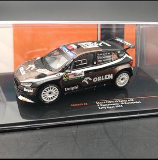 Skoda fabia rs rally2 japan'24 #22 ixo 1/43