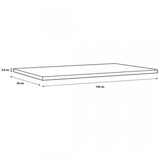 Mesa comedor Muebles Aiko madera y metal