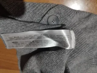 Cardigan Maglione Mango Grigio Lana Unisex Mis L