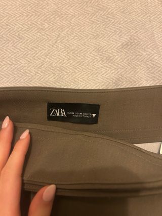 Falda pantalón verde oliva