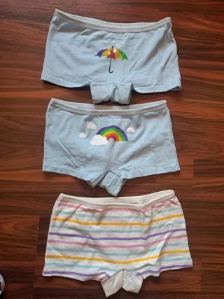 Braguitas culotte niña 6-8 años