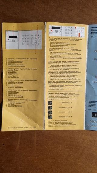 Olivetti Divisumma 18 Calcolatrice Rara