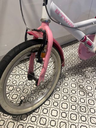 Bicicleta infantil Btwin rosa