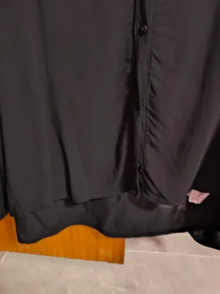 Blusa Camisa Negra Talla XXL