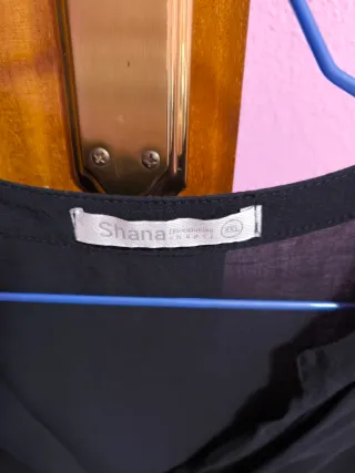 Blusa Camisa Negra Talla XXL