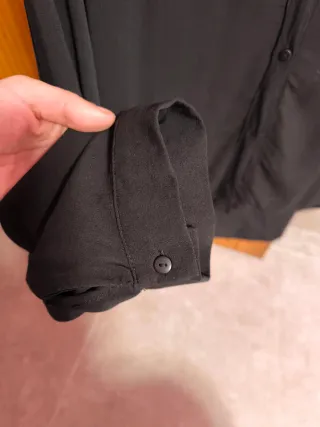 Blusa Camisa Negra Talla XXL