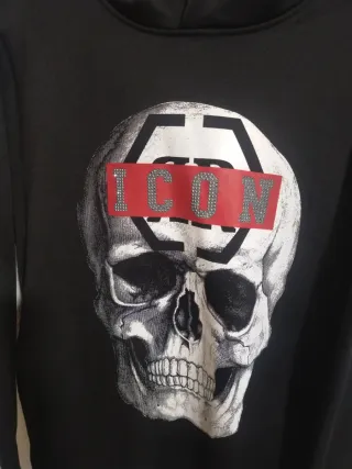 Sudadera Negra Calavera ICON