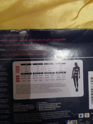 Disfraz Blanca Nieves Fever Talla xs