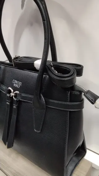 Borsa Coveri World nera con tracolla