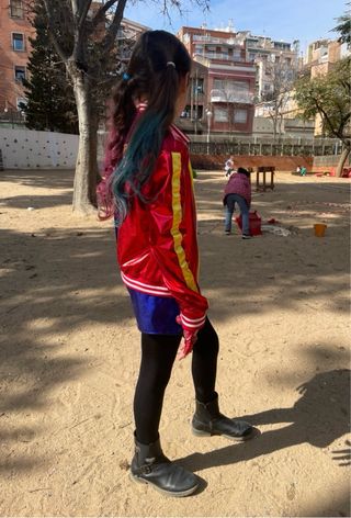 Disfraz Harley Quinn niña talla 8-10 años