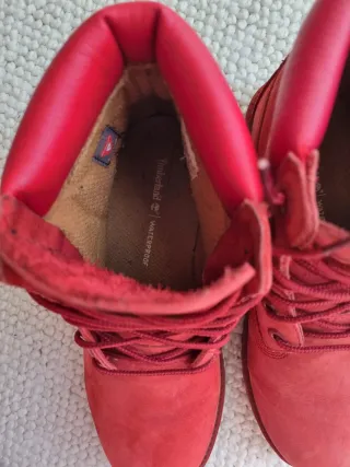 Botas Timberland Rojas