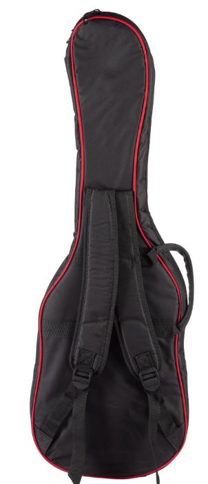 Funda EK Guitarra Eléctrica 10mm Negra/Roja