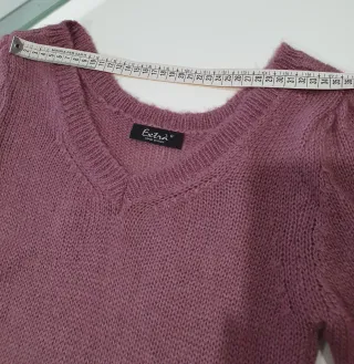 Vestito in lana rosa