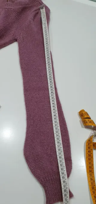 Vestito in lana rosa