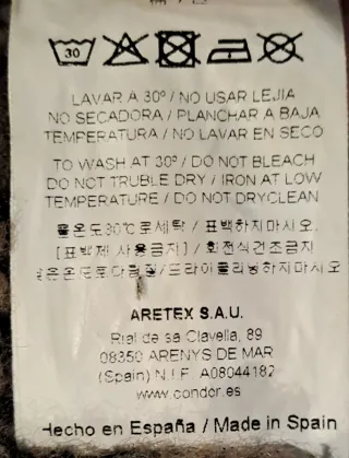 Chaquetón borreguito niña marrón. Talla 6 años.