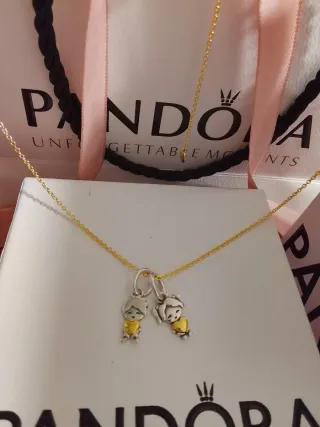 Pandora Collana Ciondoli Bambino e Bambina Cuore