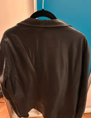 Cazadora piel motera hombre Talla S