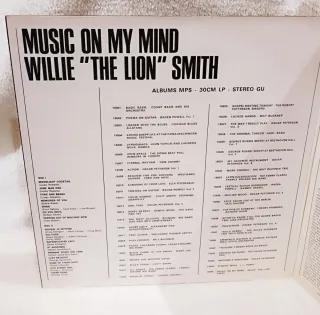 Vinilo Willie The Lion Smith - Music On My Mind