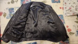 Chaqueta cuero vintage de los 80.