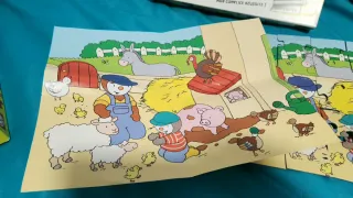 Puzzle T'choupi Nathan 30 piezas Granja