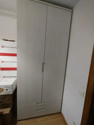 Armario 2 puertas con 2 cajones