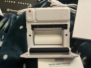 Mini impresora térmica con manual y rollos