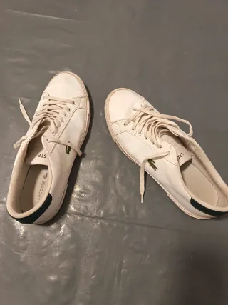 Zapatillas Lacoste Blancas y Verdes